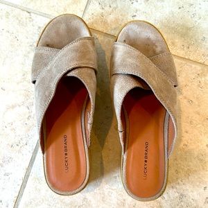 Lucky Brand platform sandals